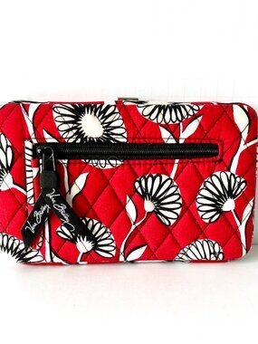 Vera Bradley Wallet, Hard Case, Retired Deco Daisy Pattern, NWOTS